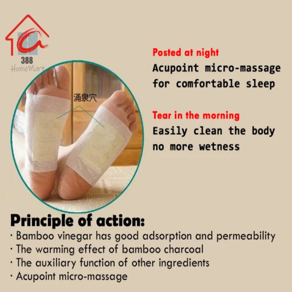 ✨ Gentle Foot Pads – Relaxing Overnight Care Buy 10 Get 20 FREE 🎁(Pack of 30)