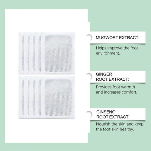 Gentle Herbal Detox Foot Pad🦶🌿Buy 10 Get 10 Free🎁 (Pack of 20)@499rs